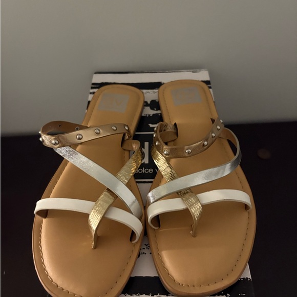 DV by Dolce Vita Gold and Silver Sandals - Picture 2 of 2